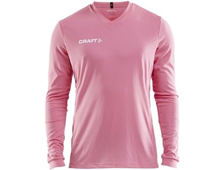 Camiseta de Hombre para Fútbol CRAFT Squad Solid Gris Rosa (M)