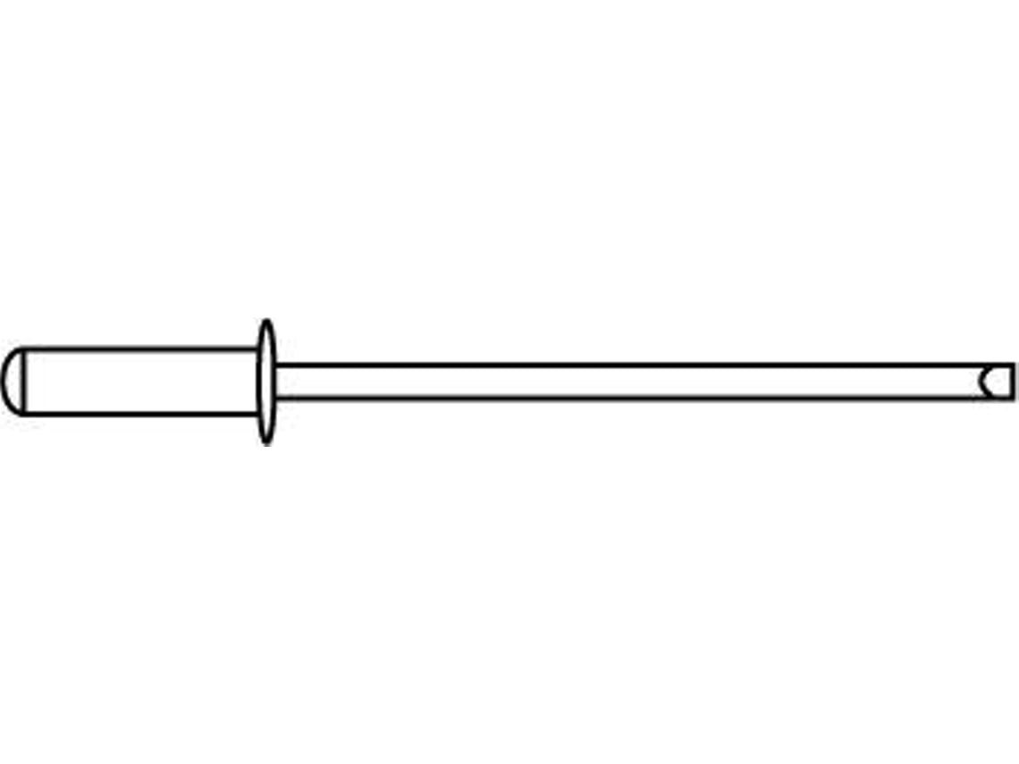 REMACHE FLOR ALUMINIO DE 4 X 16