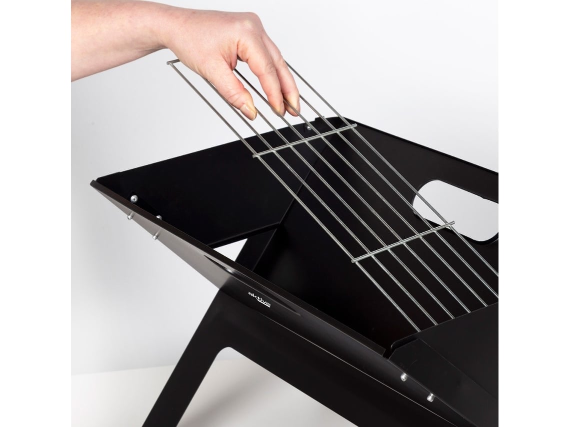 Barbacoa portátil rectangular plegable para mesa