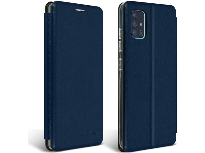 Funda Samsung Galaxy A51 AVIZAR Piel Azul