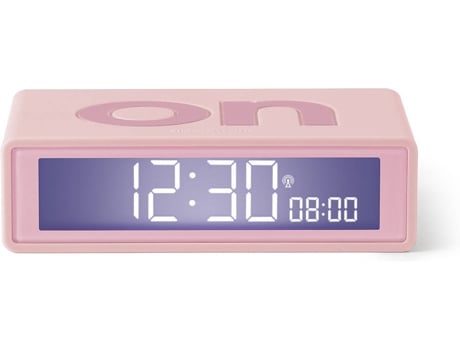 Reloj Despertador LEXON Flip+ (Digital - Rosa)