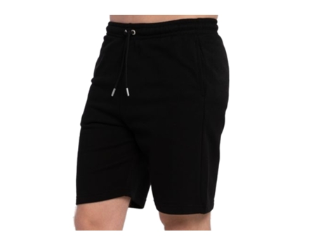 Pantalones Cortos KAPPA Algodón Hombre (S - Negro)