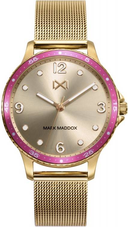 Reloj MARK MADDOX Mujer (Acero - Dorado)