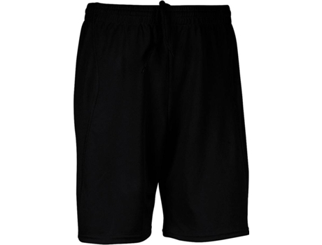 Pantalones Cortos para Niño PROACT Deportiva Negro (10/12 años)