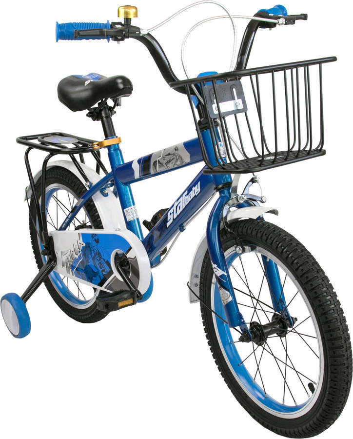 Bicicleta AIREL con Cesta (Edad Minima: 4 años - 16'' - Azul)