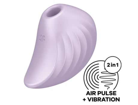 Vibrador y SATISFYER Pearl Diver - Violeta