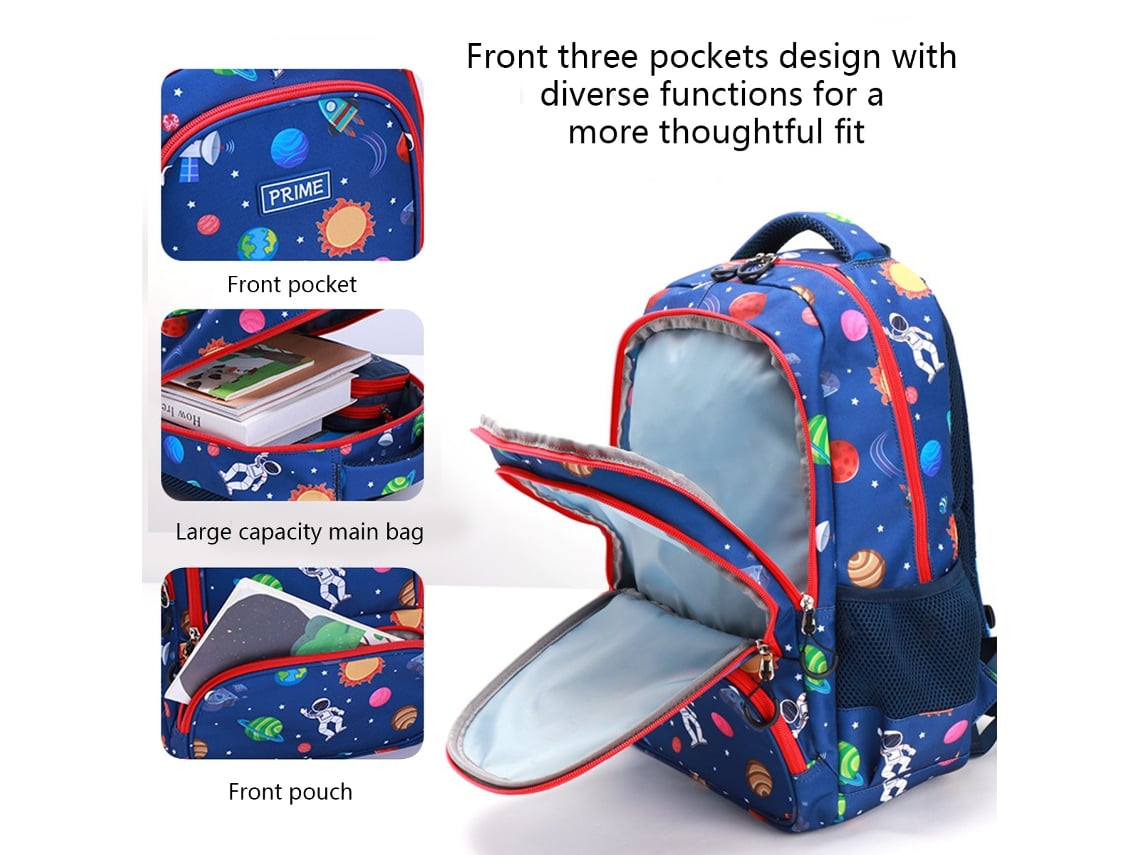 ELKUAIE Mochila para ninos mochilas para ninos mayores de 5 anos mochilas escolares para ninos estudiantes de primaria mochila ligera impermeable para ninos con correas acolchadas ajustables Worten.es