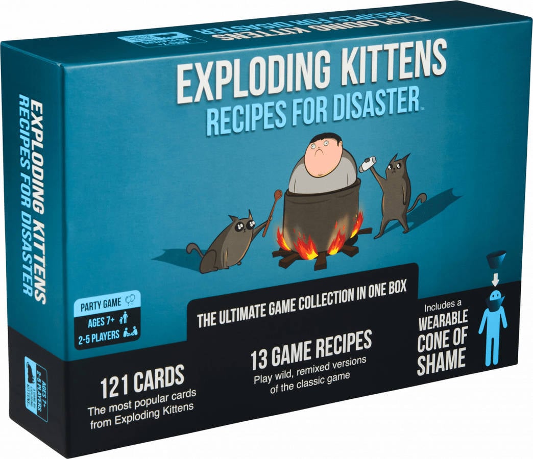 Juego de Cartas EXPLODING KITTENS Exploding Kittens Recipes for Disaster (Edad Mínima: 7 Años -Nivel de Dificultad: Intermedio)