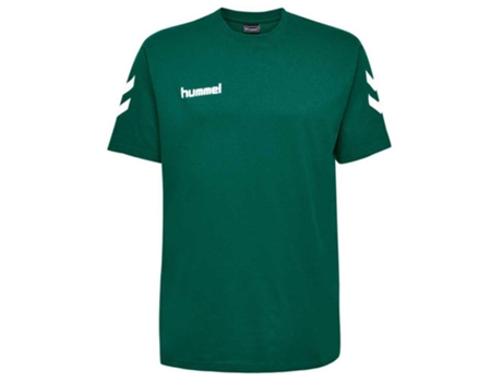 Camiseta de Hombre para Fútbol HUMMEL Go Algodón Verde (S)