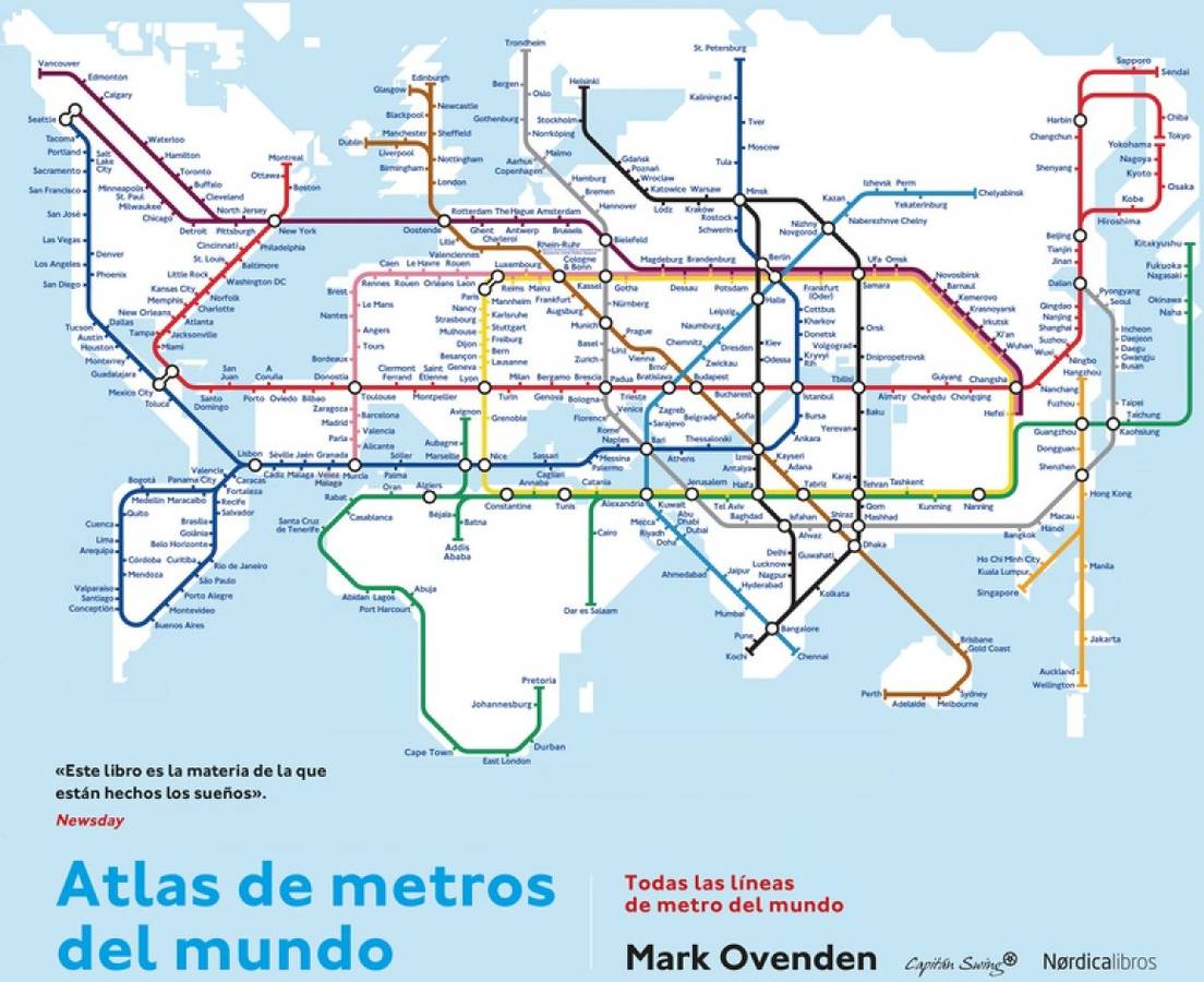 Atlas Metros Del mundo swing los libro mark ovenden español