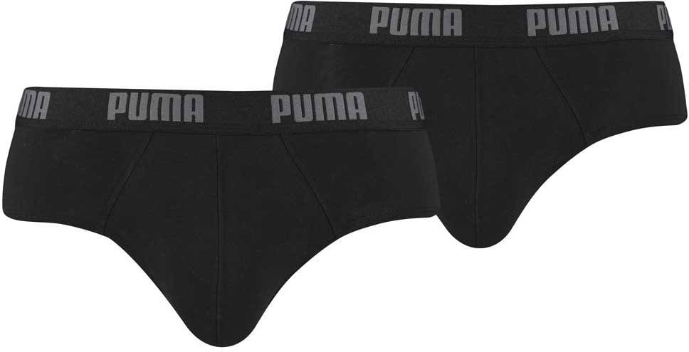 Basic Brief 2p calzoncillos para hombre ropa interior puma 2 unidades negro