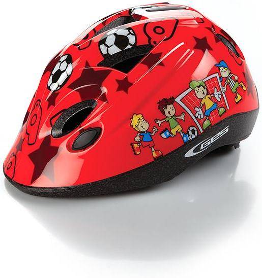 Casco para Bicicleta GES Dokky Football (Rojo)