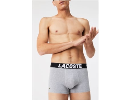 Pack de 3 Boxers LACOSTE Algodón Hombre (XL - Multicolor)