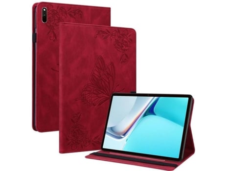 Carcasa Tablet Huawei MatePad 11 (2021) HFS-HOUSE Mariposa Rojo