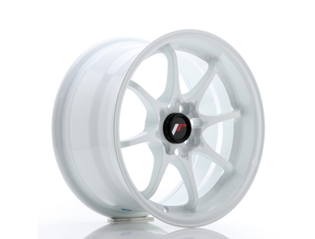 Llanta Japan Racing Jr5 15''X8 Et 28 4X100 Cb 73,1 Blanco