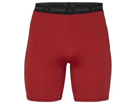 Pantalones Ajustados para Hombre HUMMEL Malla Corta First Performance Rojo para Fútbol (XXL)