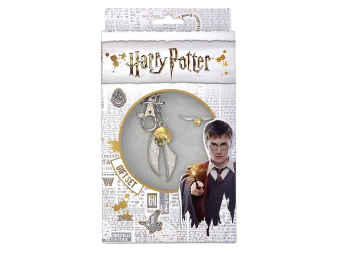 Llavero WARNER BROS + pin Golden Snitch Harry Potter