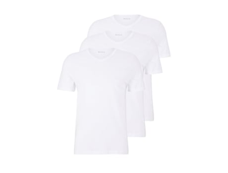 Camiseta HUGO BOSS Algodón Hombre (XL - Blanco)