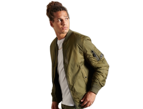 Abrigo SUPERDRY Hombre (M - Verde)