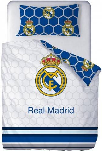 Real Madrid Juego de cama 2 pieza. funda almohada. producto oficial 150x220cm 45x110cm rm182058 90