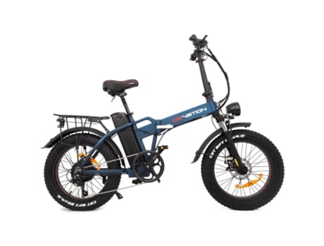 Bicicleta Eléctrica DRVETION At20 Potencia 750W Batería 48V10Ah Alcance 35-45Km Frenos de Disco Azul Mate