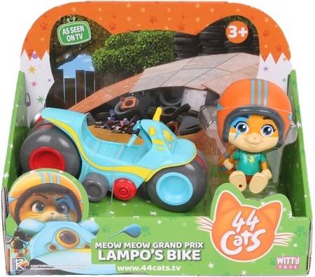 Lampo Con 44 gatos moto smoby cats edad minima 3 años del personaje incluye figura 8 180210