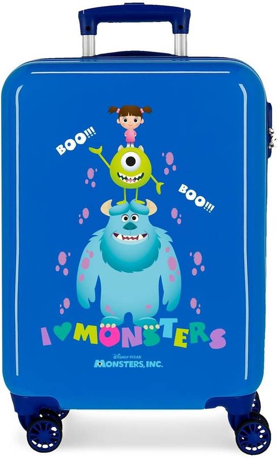 Maleta de Viaje DISNEY Boo! (Cabina - Azul - 38 x 55 x 20 cm)