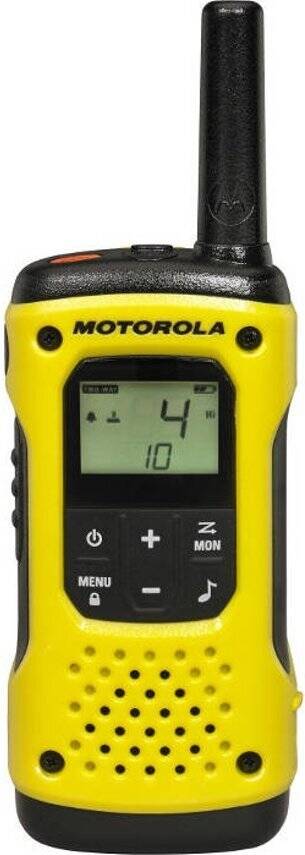 Walkie-Talkie MOTOROLA Motorola T92 H2O (16 Canales - Hasta 10 Km - Hasta 17h - Amarillo)