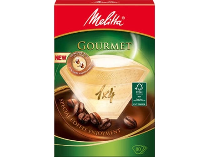 Filtros de café MELITTA Gourmet 1x4