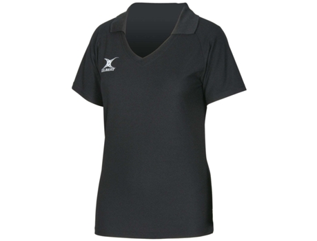 Camiseta de Niña GILBERT Netball Korfball Multicolor Negro (5/6 Años)