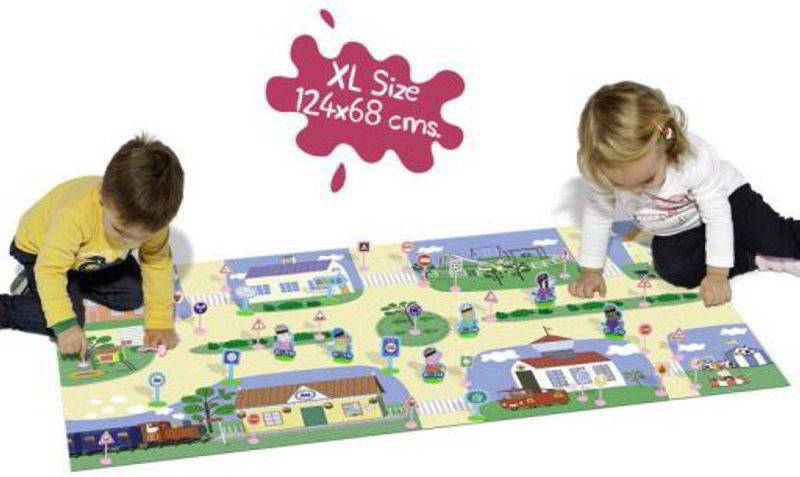 Gimnasio de Actividade MOLTO Y CIA PlayMat Peppa Pig (37 Piezas - 3 Años)