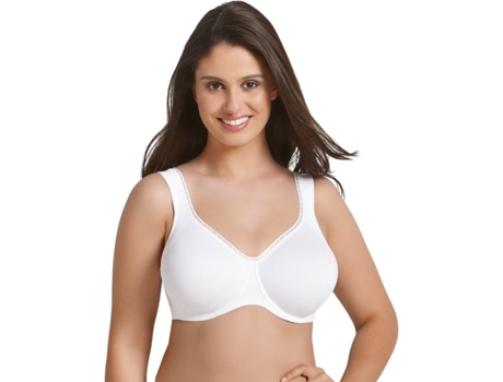 Sujetador ANITA Twin Firm Tejido Super Micro Mujer (95E - Blanco)