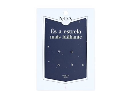 Pendientes Acero Plata NOA STORY Stars Is the Brightest Star Pm22004-Pt