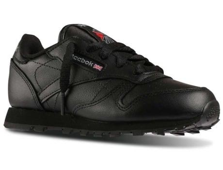 Zapatillas REEBOK Classic Leather Niños (30.5 - Negro)