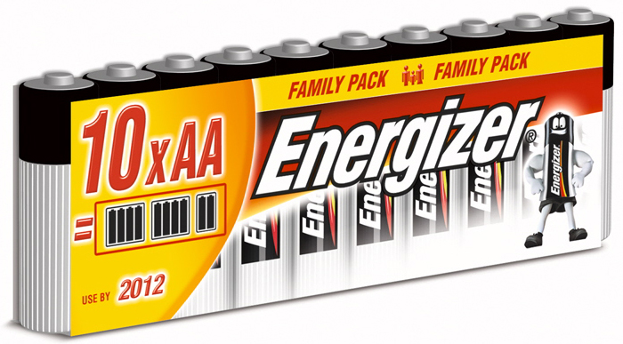 Pilas ENERGIZER AA LR06 (10 unidades)