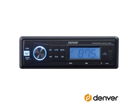 Radio Coche 7Wx4 Mp3 Wma con Fm/Sd/Usb/Aux/Bt DENVER