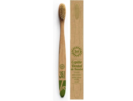 Cepillo De Dientes natural bambu solnatural adulto cajita 1u no aplicable