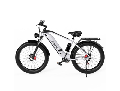 Bicicleta eléctrica DUOTTS F26 17.5AH 1500W 55KM/H 26*4 Negro y plata