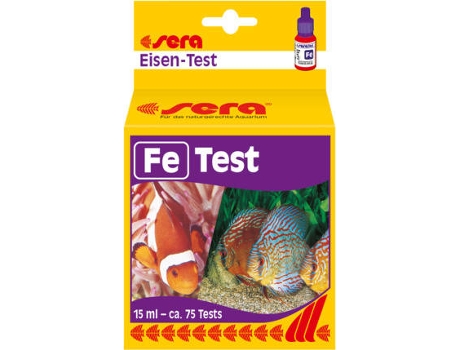 Prueba de Análisis del Agua para Peces SERA Hierro (Fe) (15 ml)