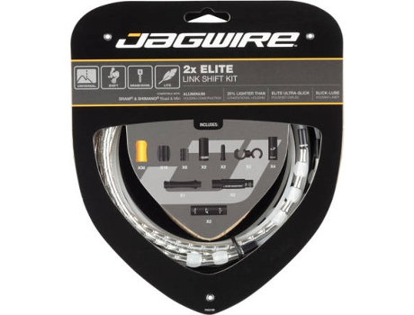 Kit JAGWIRE 2X Elite Link Shift Kit (Gris - TU)