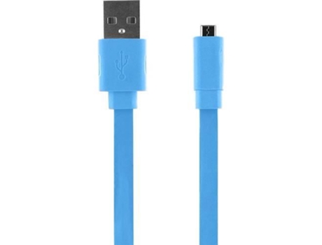 Cable de Cargamento Usb / Micro Usb Universal 20Cm Azul