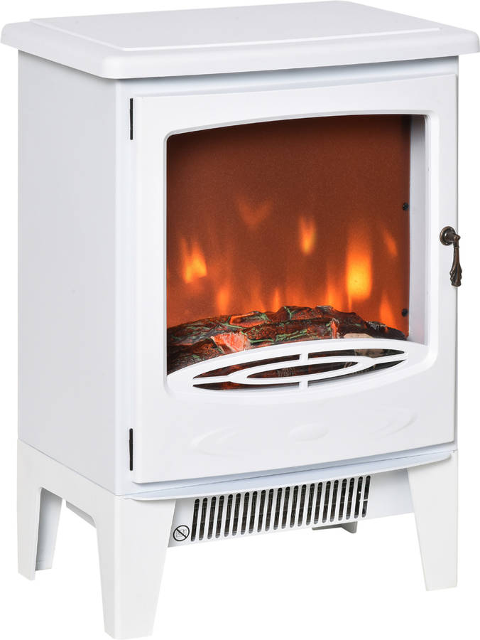 Chimenea Eléctrica HOMCOM 820-193V90WT (1800 W)