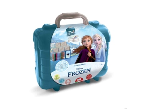 Frozen2 Mala 5Carimbo+Almtinta+10Lápis+Livro Act.+64Etiqueta