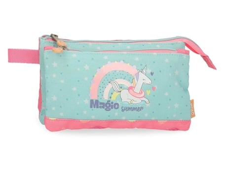 ENSO Estuche Escolar Poliéster Magic Summer Multicolor