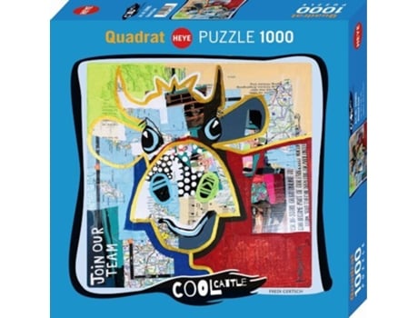 Puzzle 1000 Pcs Cool Cattle Dotted Cow (14 años)