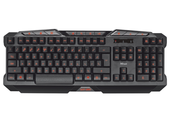 Teclado Gaming TRUST GXT 280 (Mecánico - Idioma Español - Iluminado)