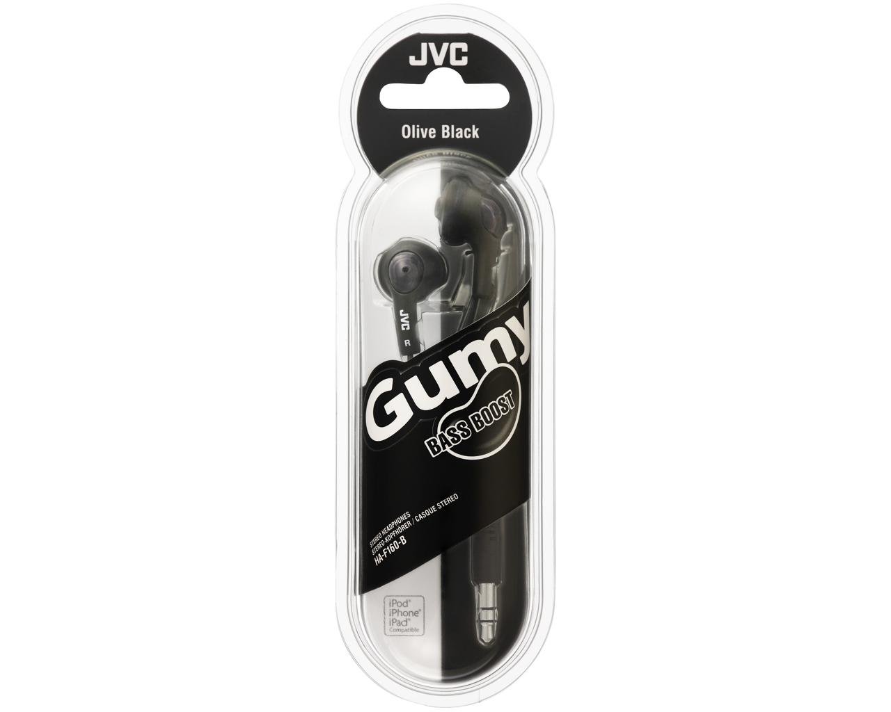 Auriculares con cable JVC HA-F160-B-E negro