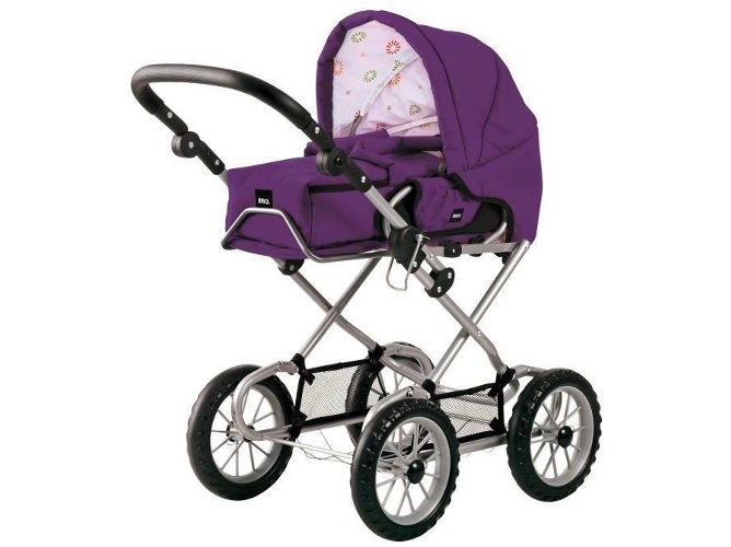 Carrito De Muñecas brio world plum violeta