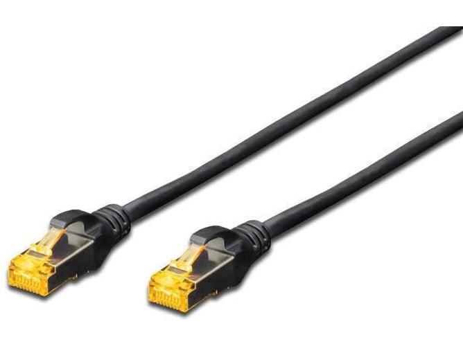 Cable de Red DIGITUS (RJ45 - 25 cm - Negro)