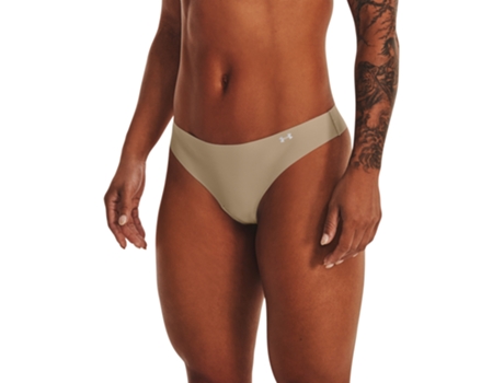 Tanga UNDER ARMOUR Mujer (L - Beige)